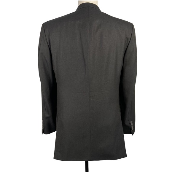 Burberry London Nordstrom Dark Brown 100% Wool Mens Jacket Size 40R - Picture 2 of 9